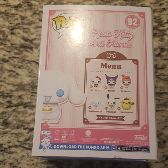 Funko Cinnamoroll and Flower Figures - White and Black - Picture 4 of 9